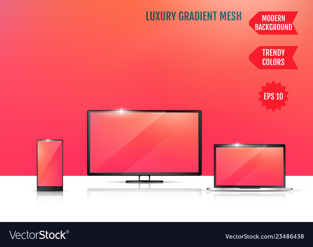 Modern abstract background colors transition vector image Modern abstract background colors transition