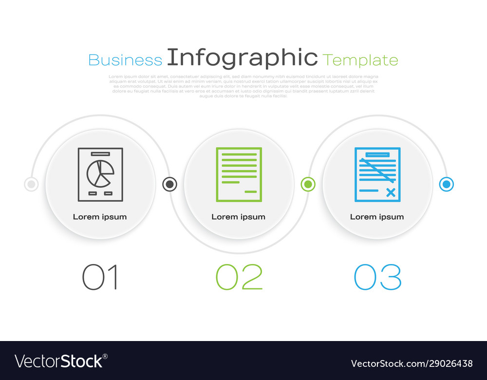 Set line document with graph chart