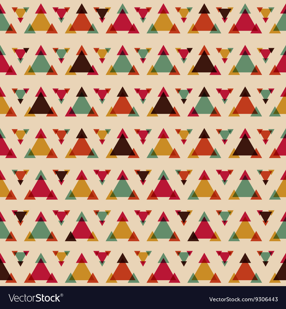 311seamless retro triangle patternvs