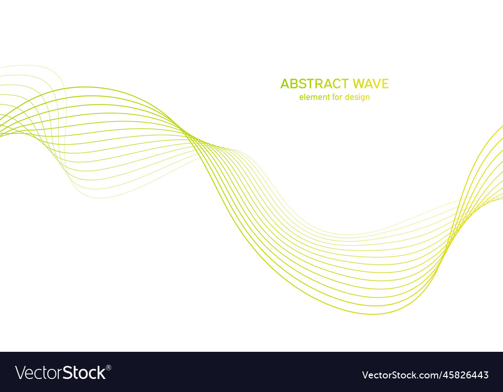 Abstract colorful wave element for design Vector Image Abstract colorful wave element for design