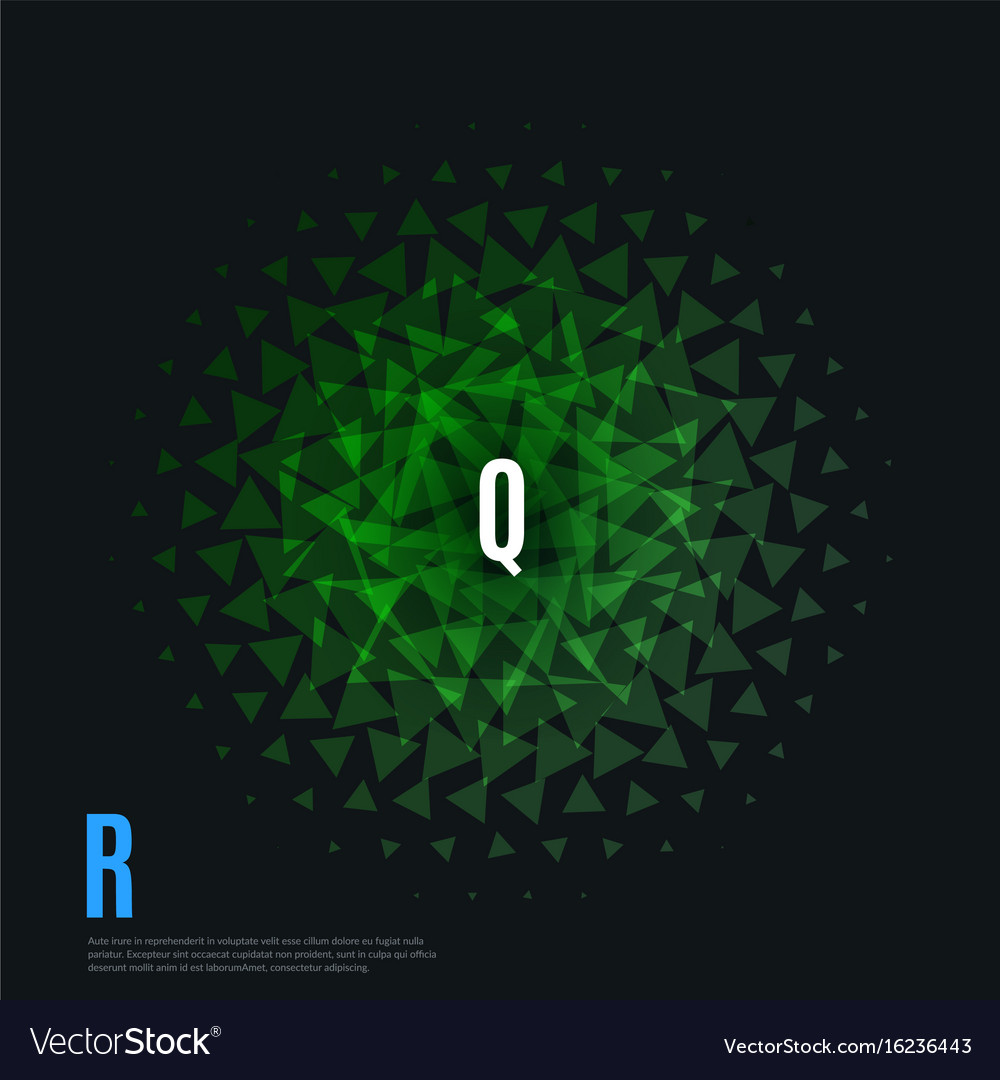 Abstract design background with triangles