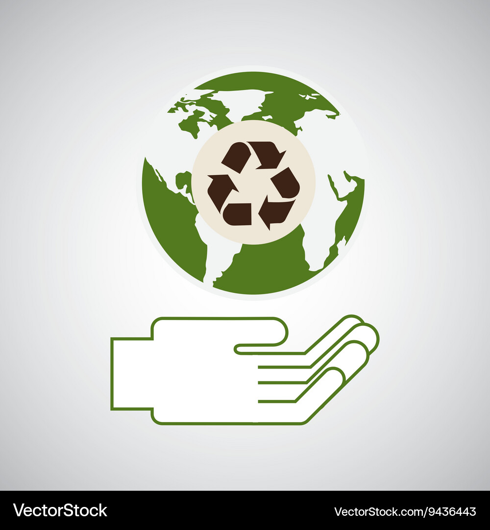 Ecology concept design Royalty Free Vector Image