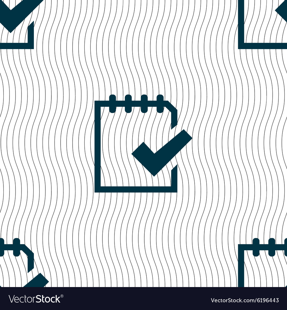 Edit document sign icon seamless pattern