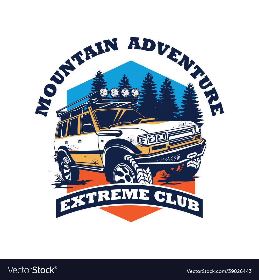 Off road adventure vehicle logo design