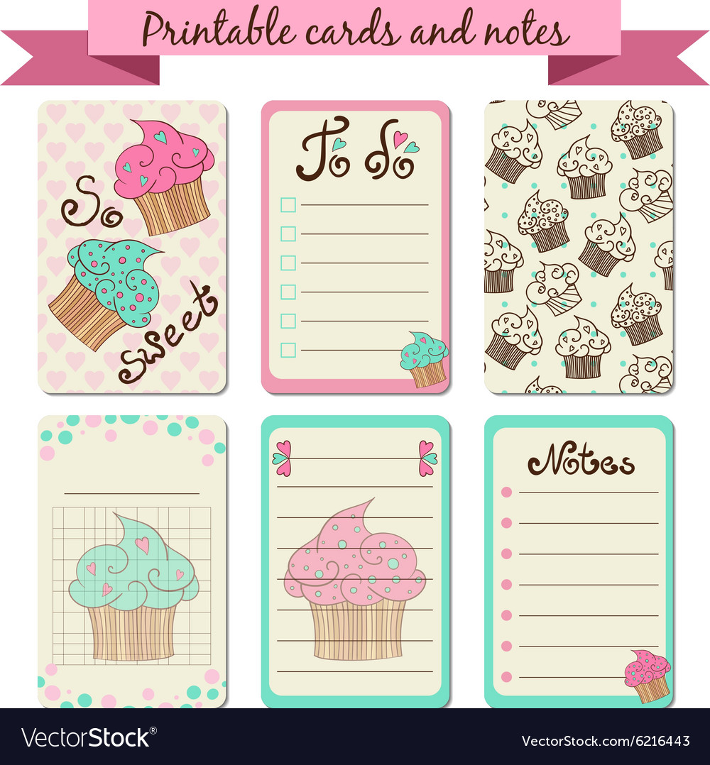 Printable journaling cards