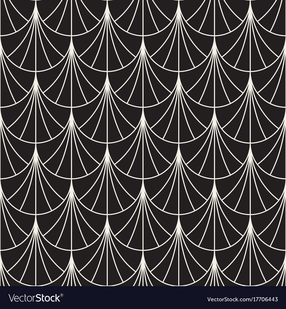 Rounded Line Geometric Pattern