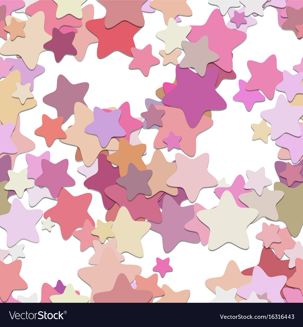 Seamless star background pattern - design from
