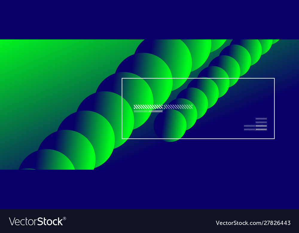 Simple abstract background with neon color circles Vector Image Simple abstract background with neon color circles