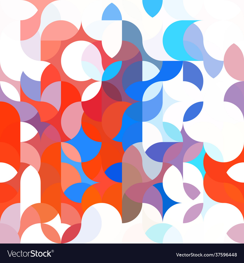 Abstract pattern semicircular lines and shapes vector image Abstract pattern semicircular lines and shapes