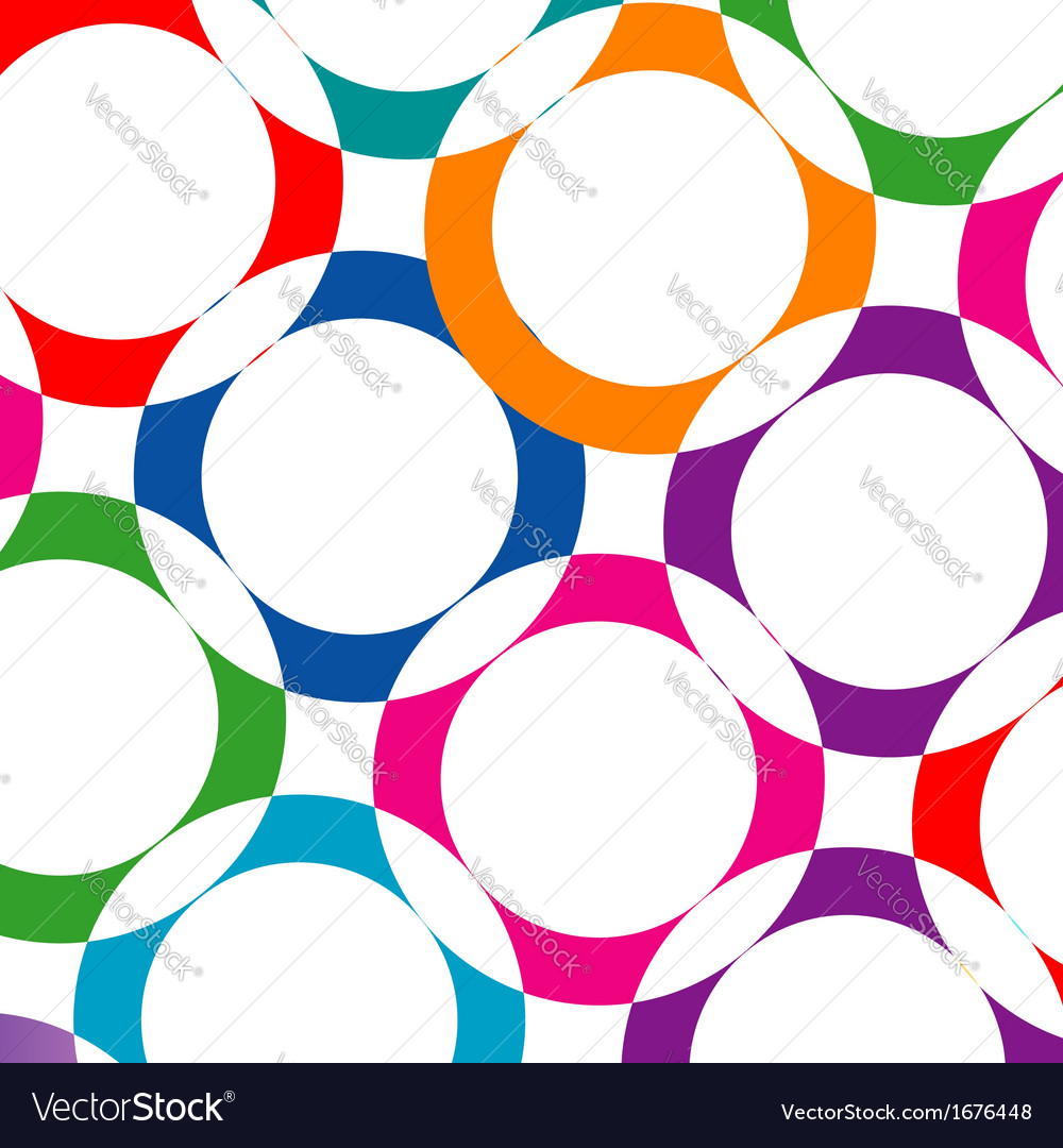 Background with colorful circles