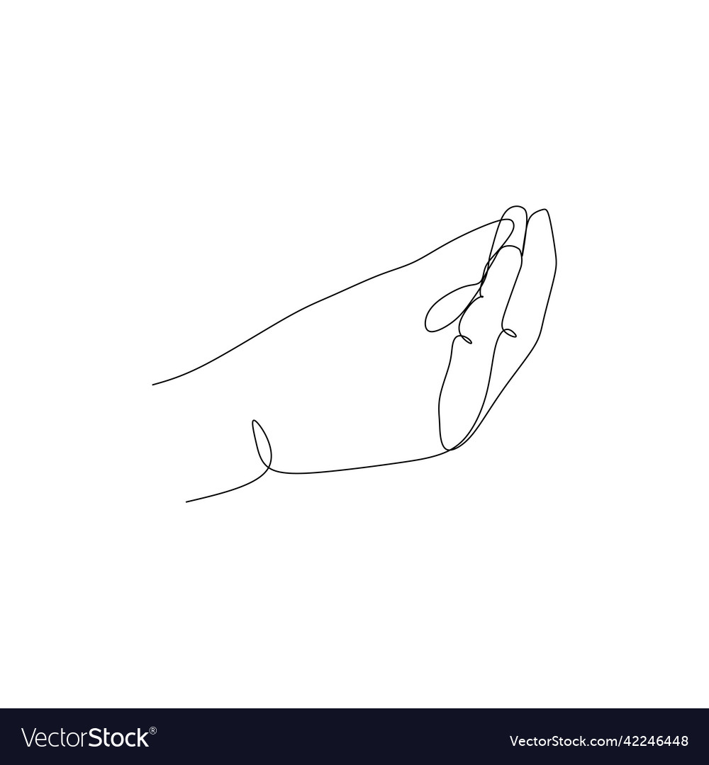 Continuous line draw design sign and symbol vector image Continuous line draw design sign and symbol