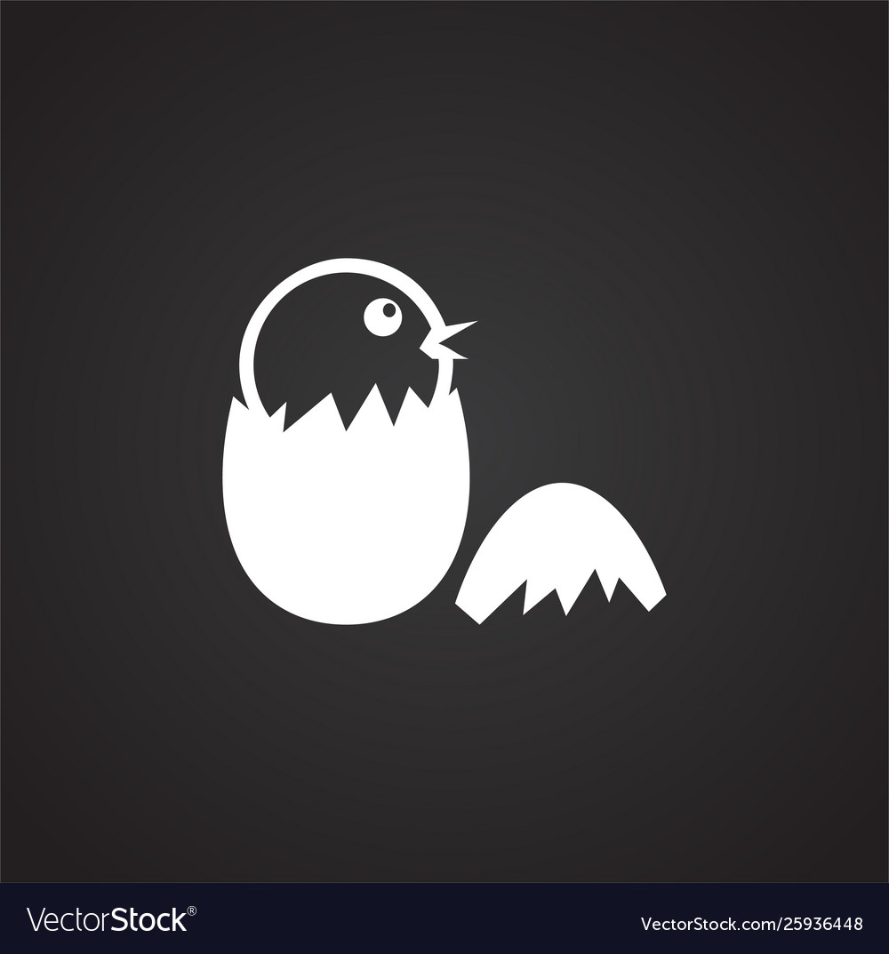 Egg related icon on background for graphic and web vector image Egg related icon on background for graphic and web