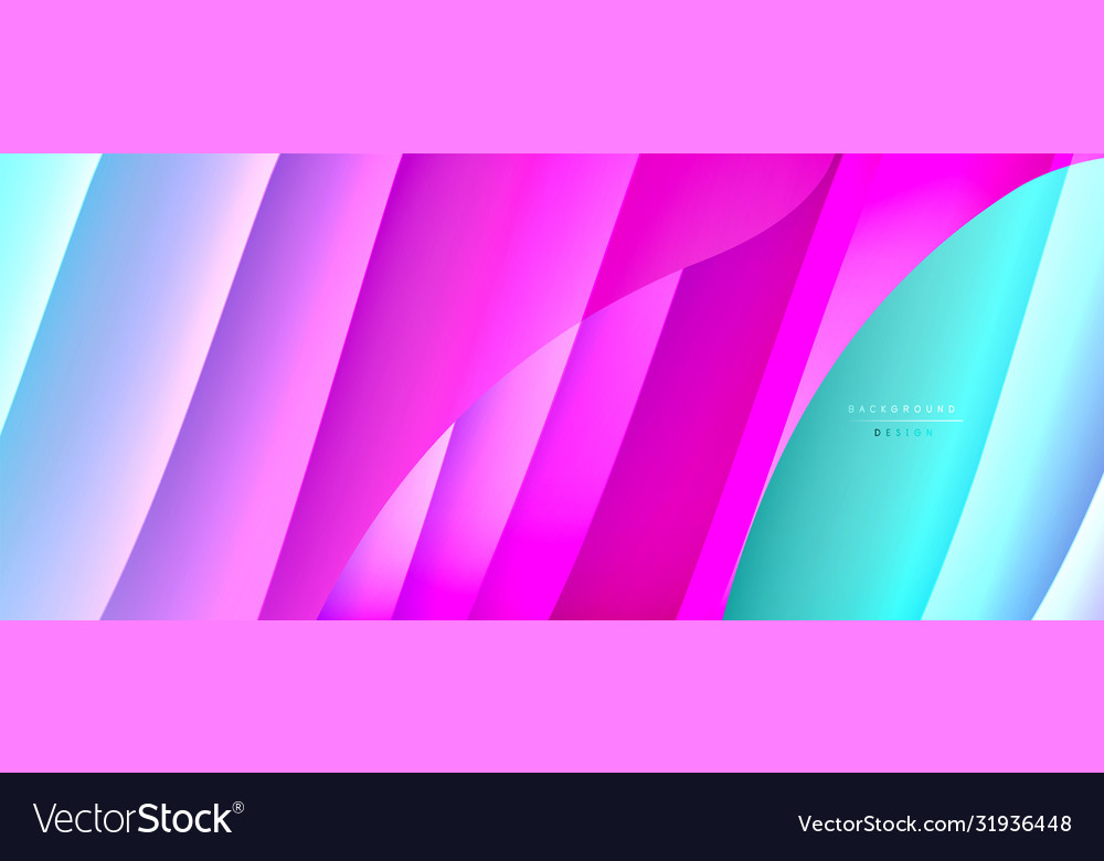 Fluid gradient waves with shadow lines and glowing Vector Image Fluid gradient waves with shadow lines and glowing