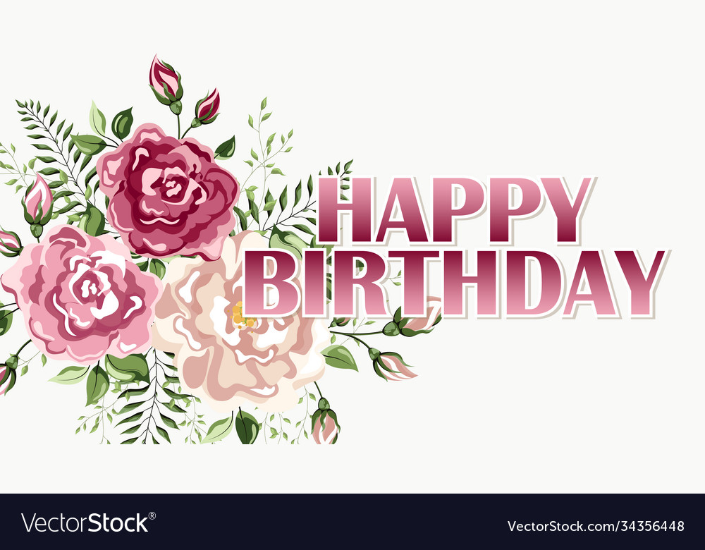 Happy birthday banner Royalty Free Vector Image