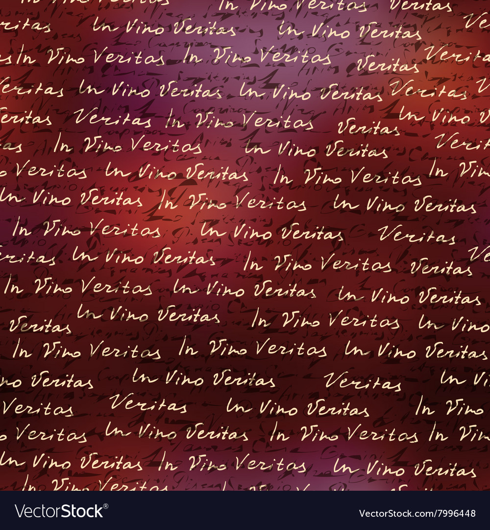 In vino veritas Royalty Free Vector Image - VectorStock