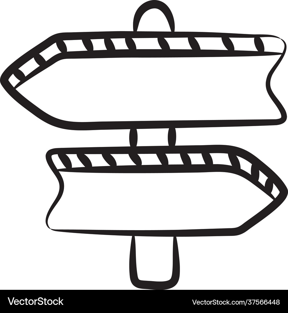 Signpost Royalty Free Vector Image - VectorStock
