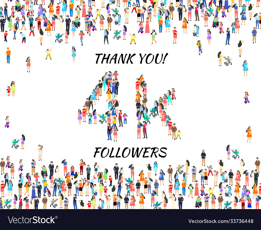 Thank you followers peoples 4k online social