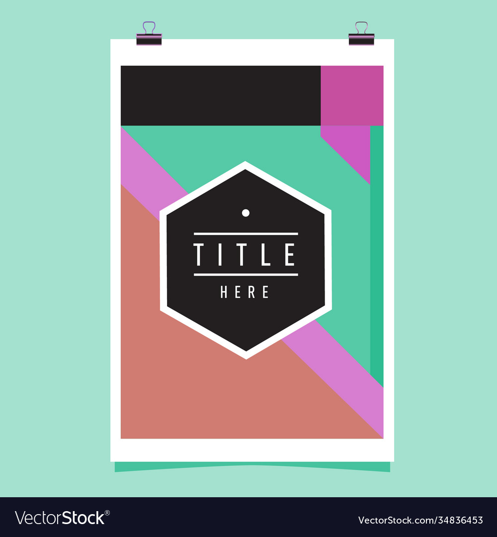 Abstract colorful geometric pattern background