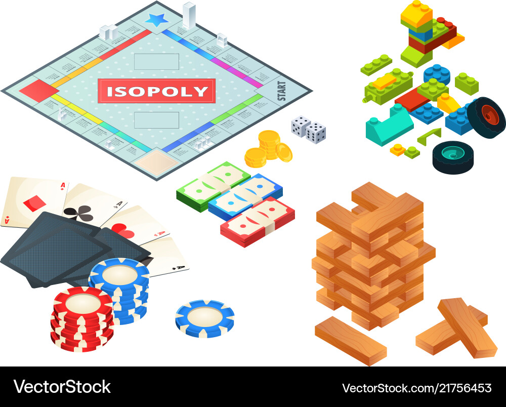 Board games and tools various tools for Royalty Free Vector