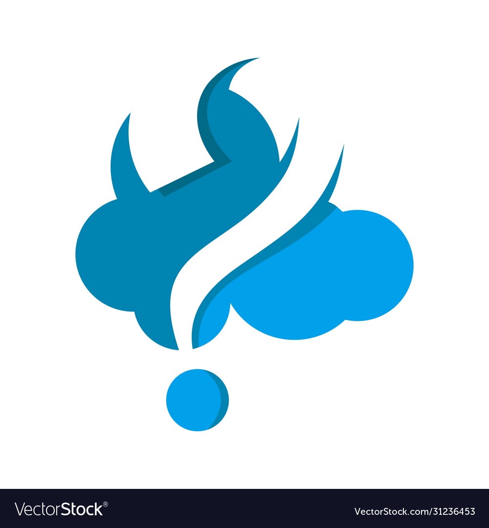 Cloud question mark icon update ui vector image Cloud question mark icon update ui