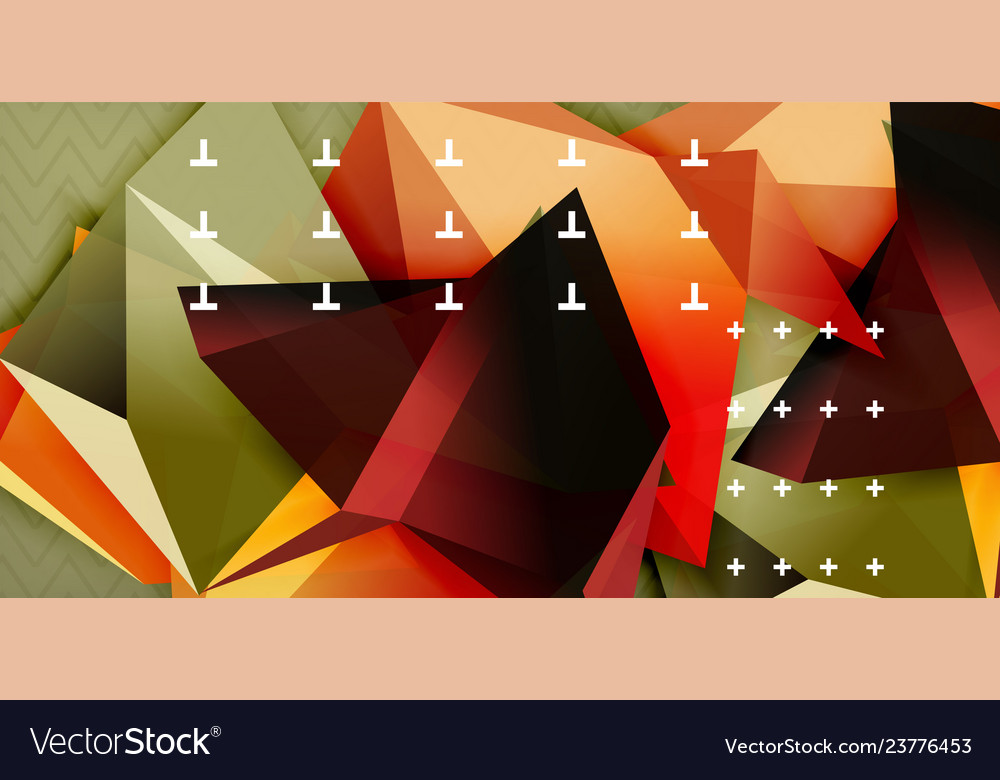 Dynamic Geometric Abstract Background