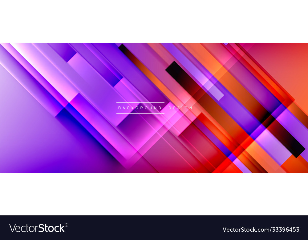 Dynamic lines on fluid color gradient trendy vector image Dynamic lines on fluid color gradient trendy