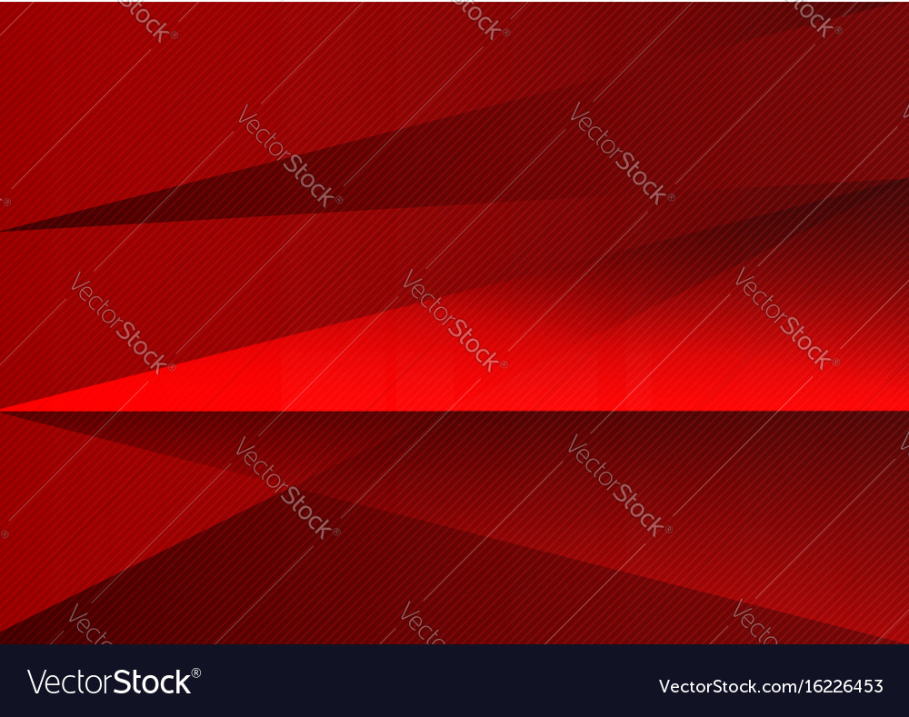 Red abstract background triangle and straight line