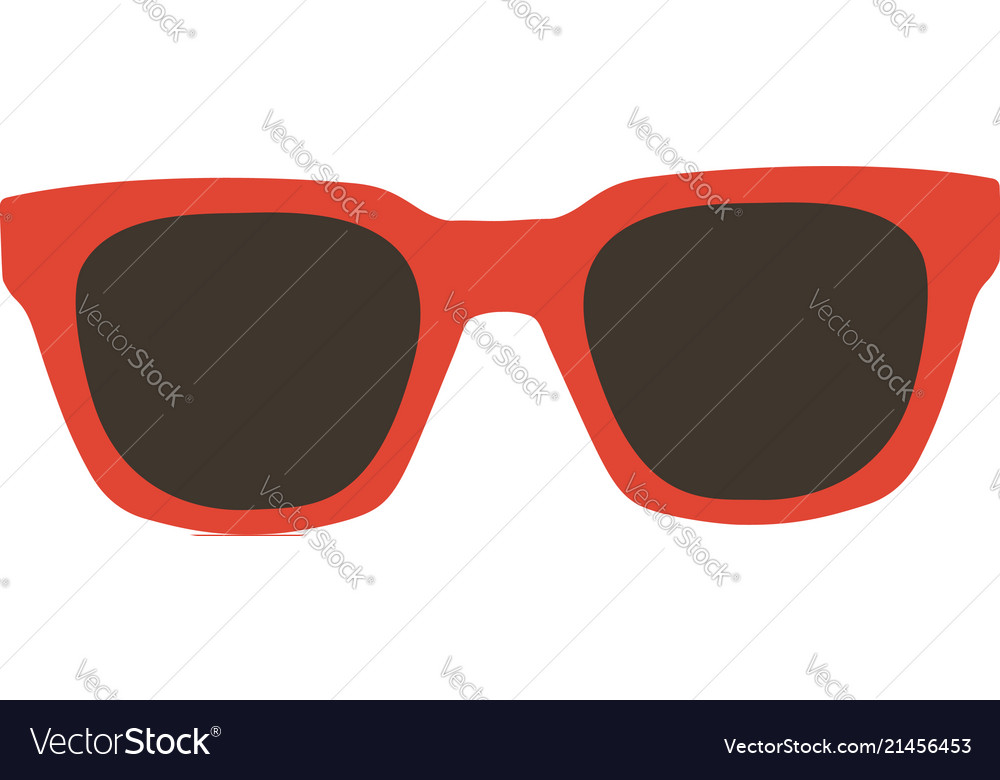 Retro glasses sunglasses black silhouettes eye Vector Image