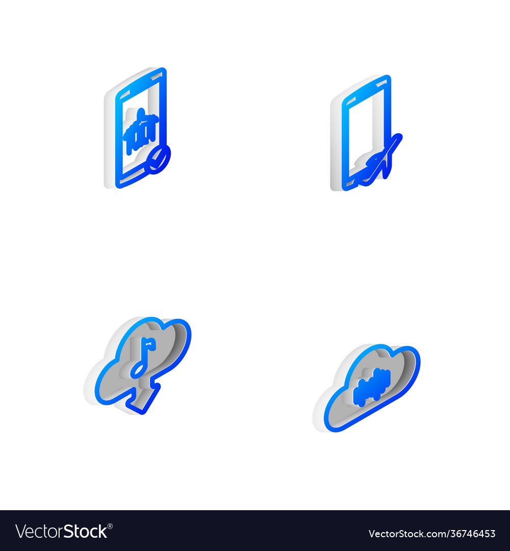 Set isometric line flight mode in mobile
