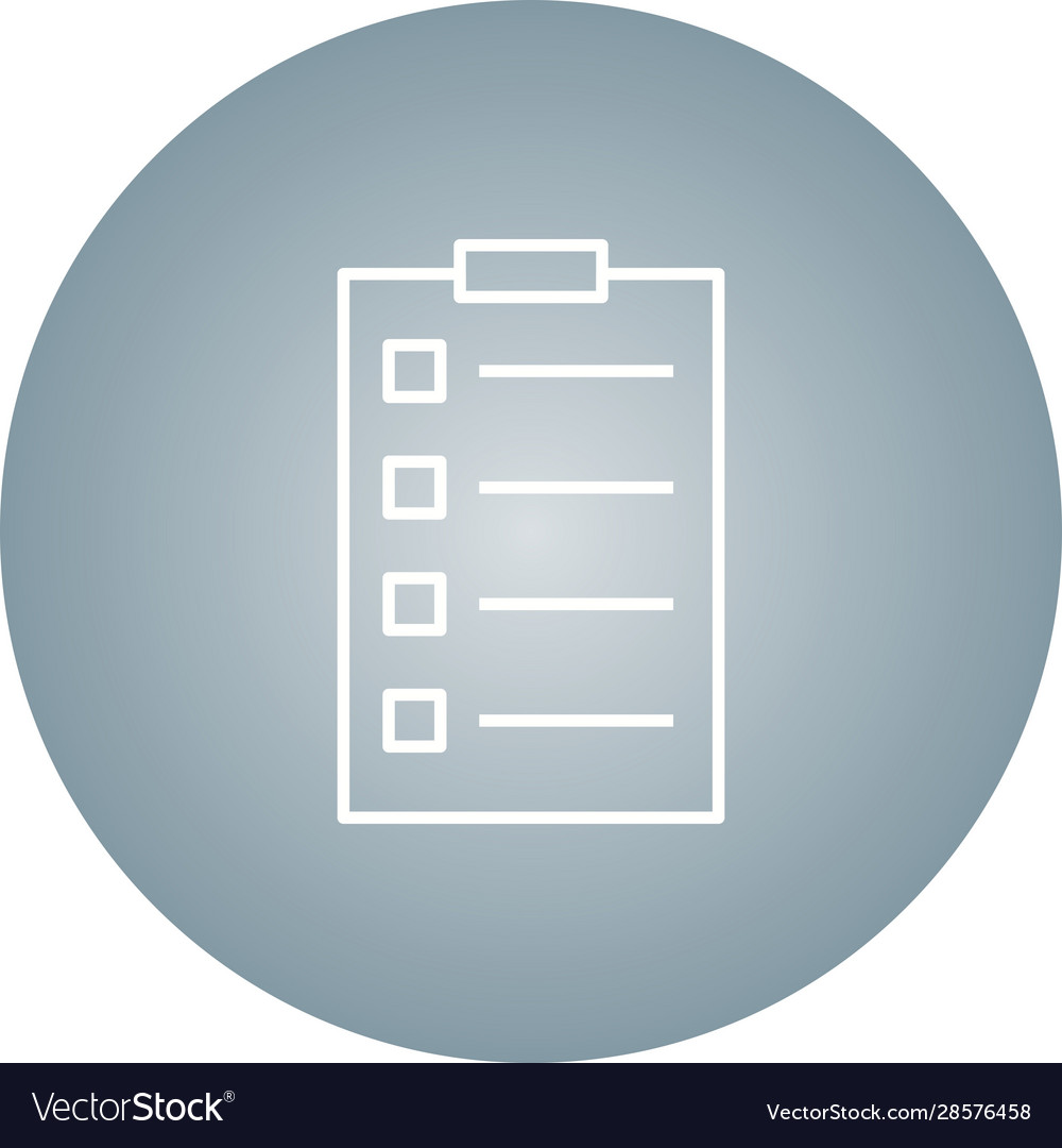 Beautiful report line icon