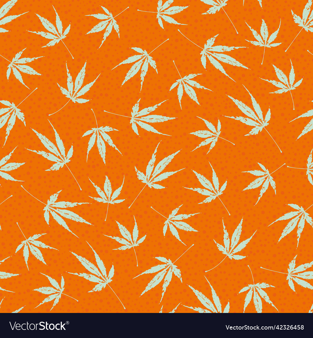 Boston ivy seamless pattern background