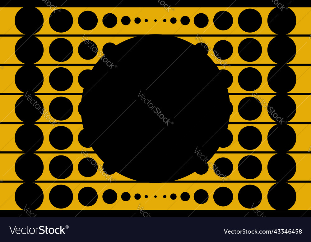 Circle shape conceptual background design vector image Circle shape conceptual background design