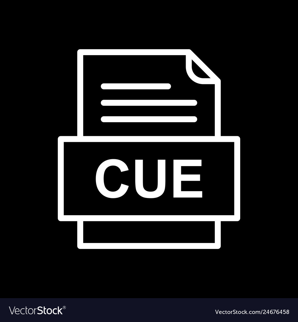Cue file document icon