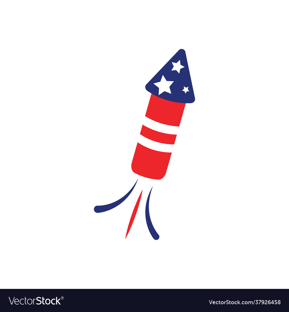 Firecracker icon design template isolated
