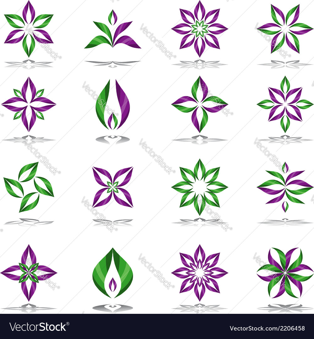 Floral Icon Set