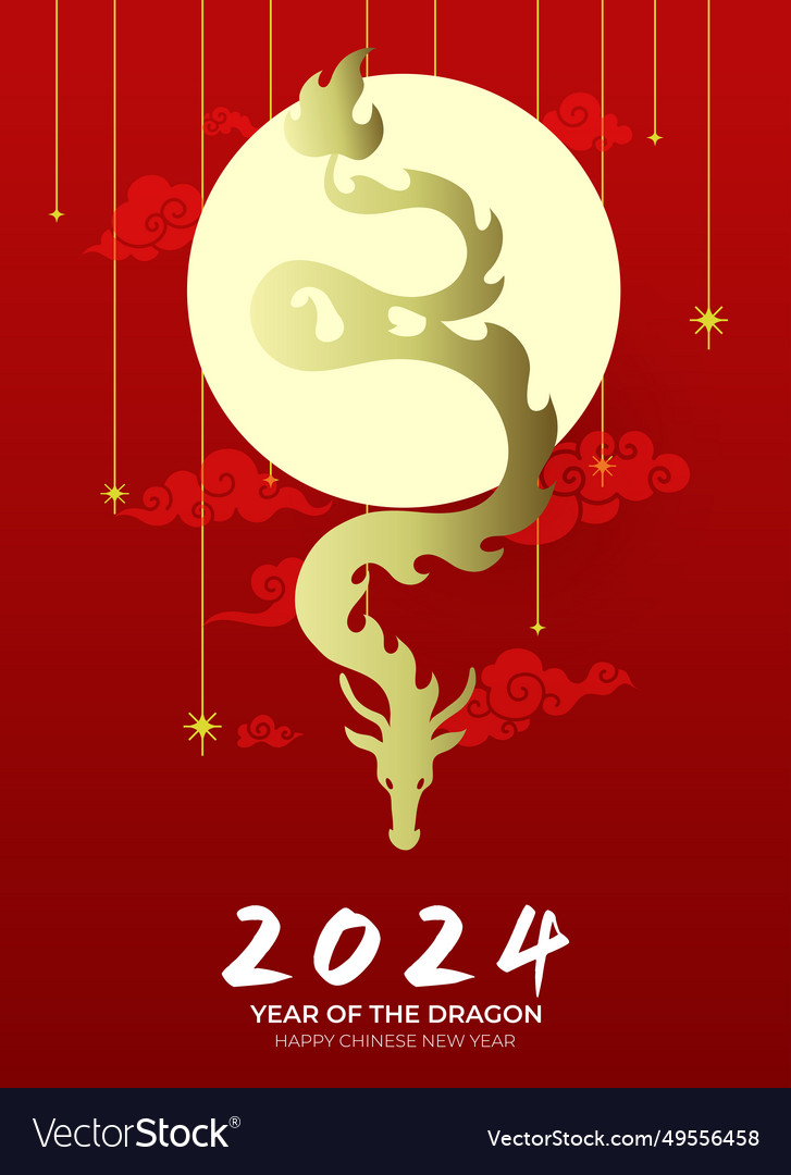 Paper cutting style asian dragon silhouette vector image Paper cutting style asian dragon silhouette