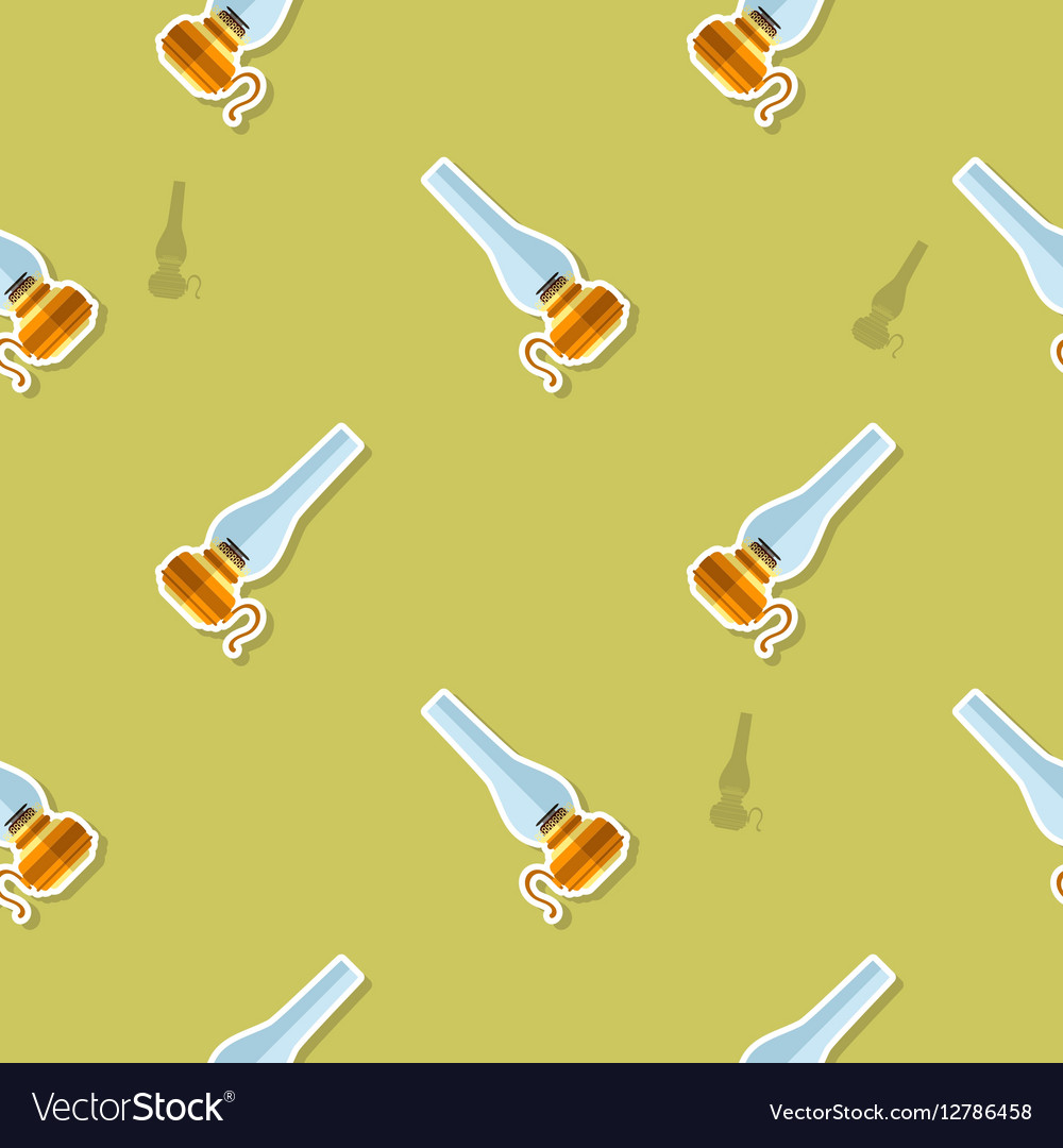 Seamless pattern with lanterns