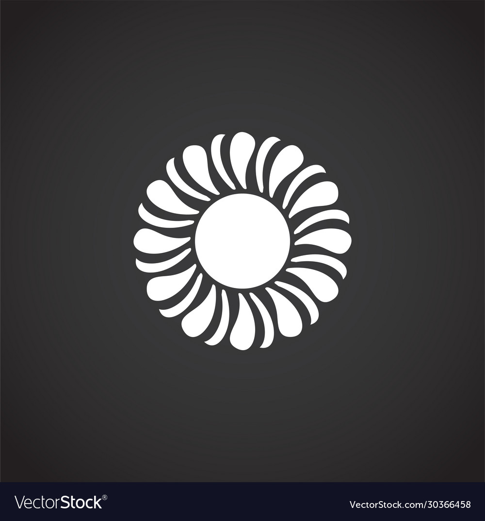 Sun related icon on background for graphic and web Vector Image Sun related icon on background for graphic and web