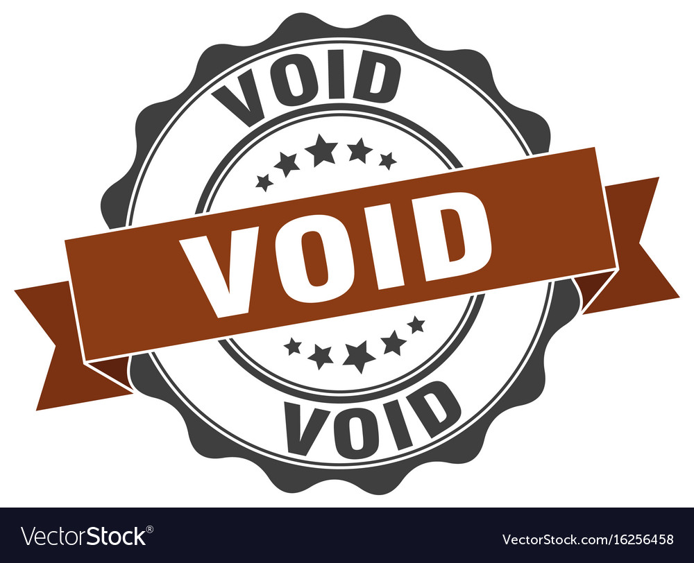 Void stamp sign seal