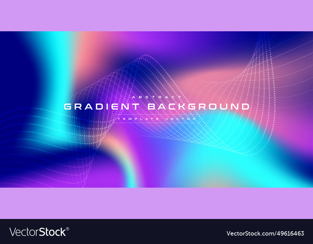 Abstract blurred colorful mesh gradient background vector image Abstract blurred colorful mesh gradient background