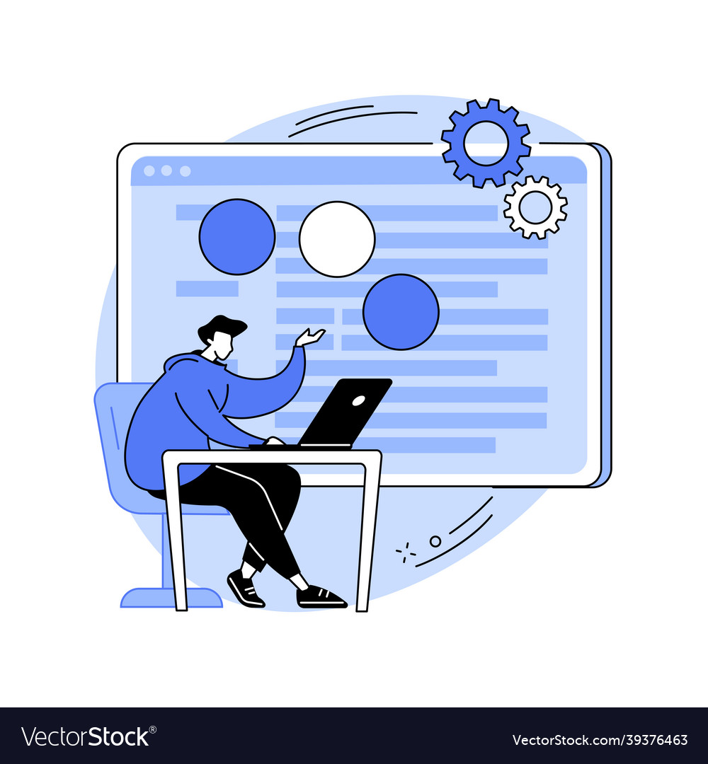 Advanced computer skills abstract concept
