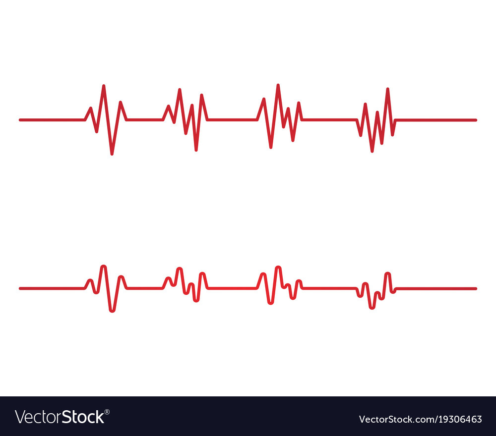 Art design heartbeat pulse