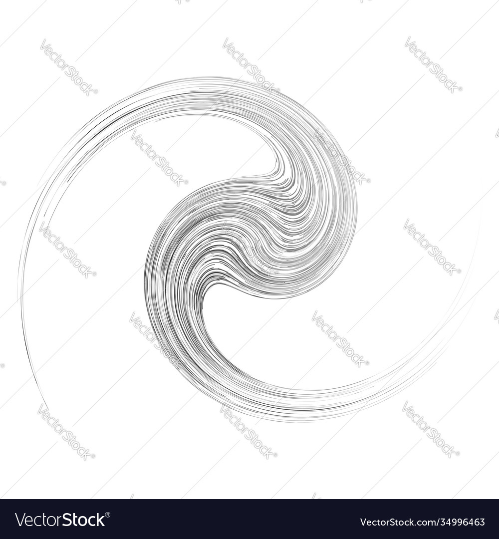 Cycle design element with contort spin effect Vector Image Cycle design element with contort spin effect