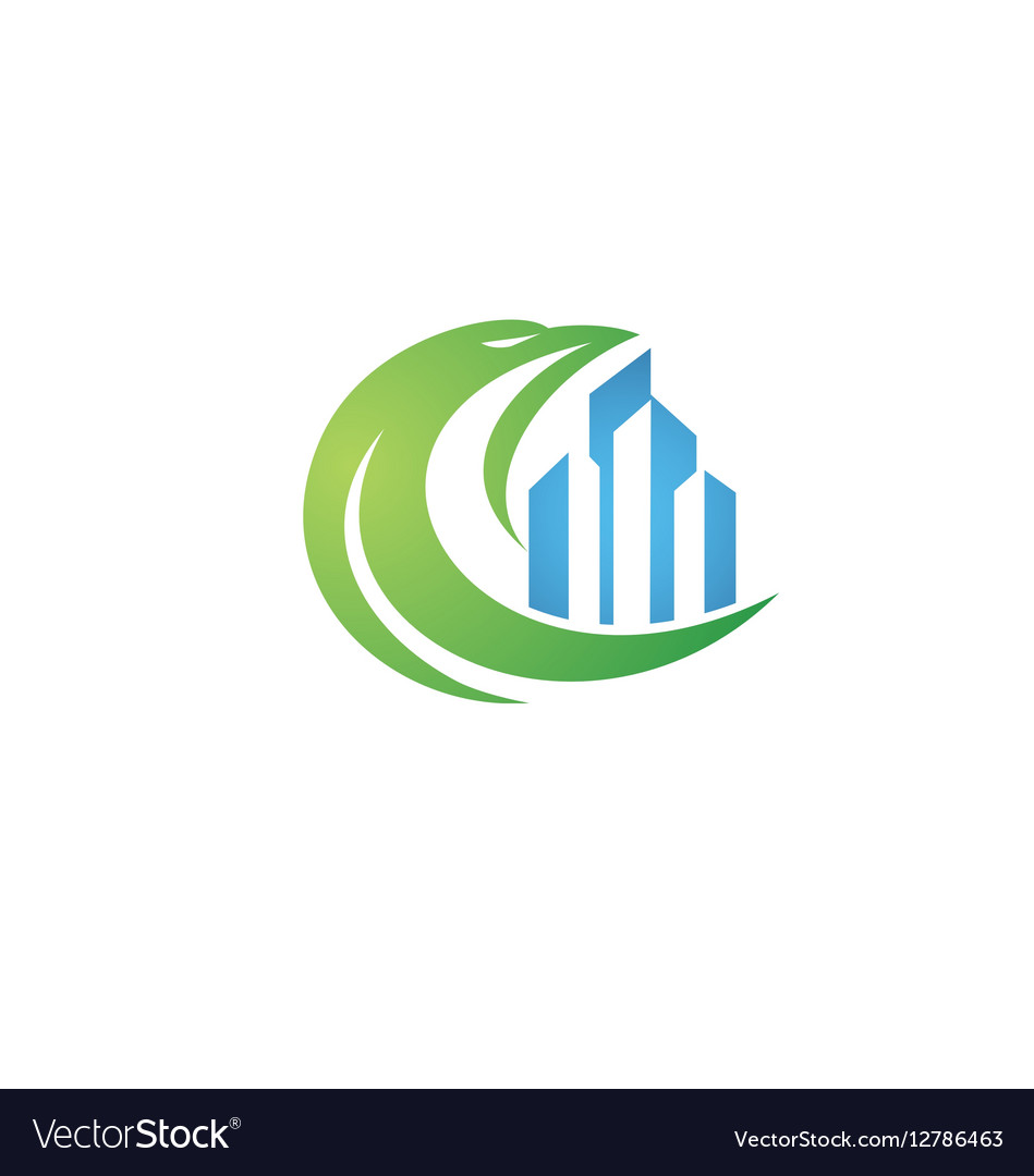 eagle real estate logo template royalty free vector image