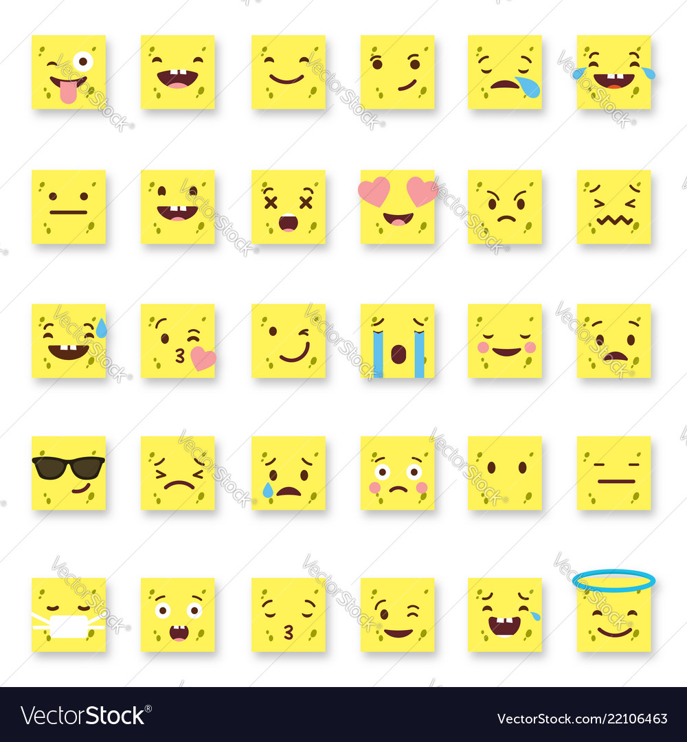 Emoji icons set