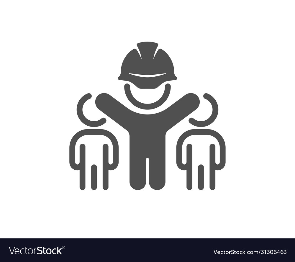 Engineering team icon engineer or architect group