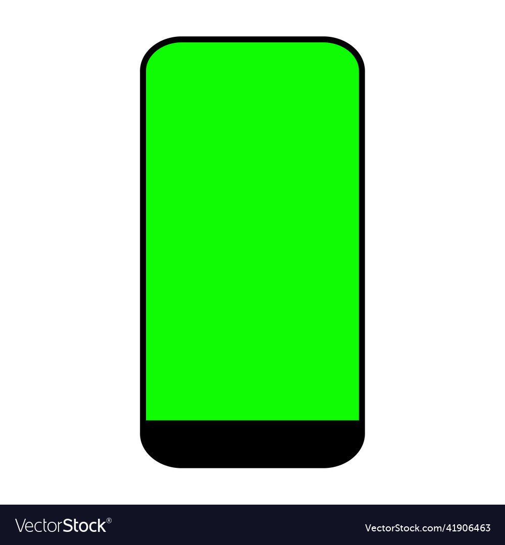 Green screen blank background empty digital video Vector Image