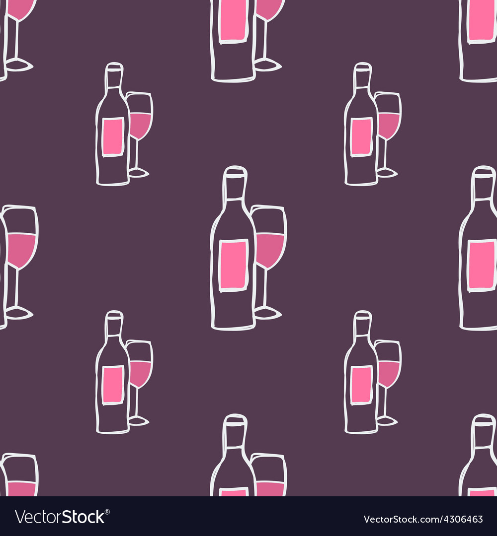 Hand-drawn seamless pattern