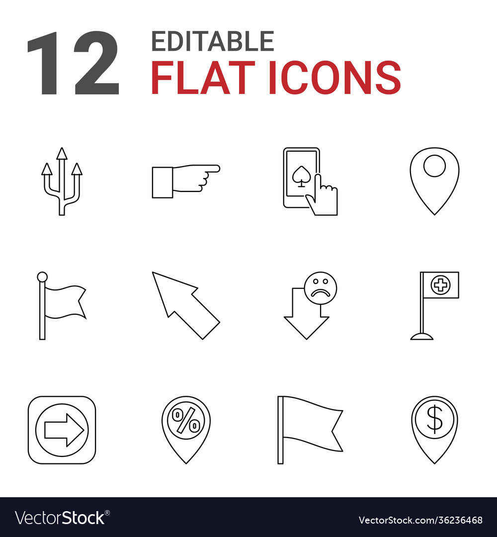 12 pointer icons