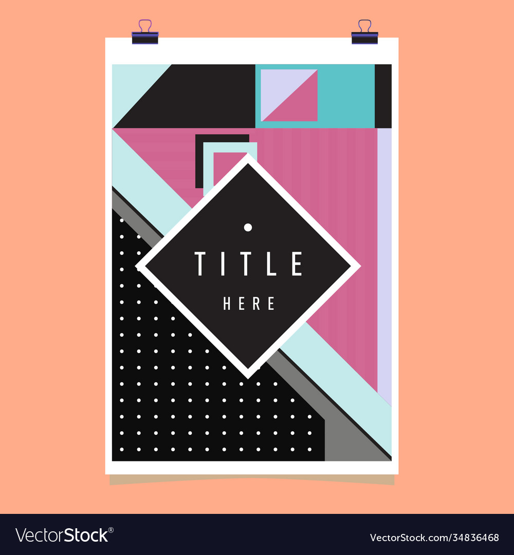 Abstract colorful geometric pattern background Vector Image Abstract colorful geometric pattern background